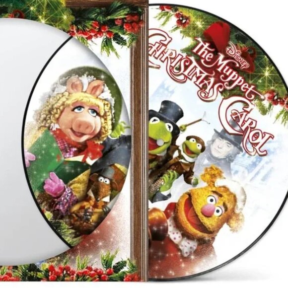 Vintage Jim Henson MUPPET CHRISTMAS CAROL Rare PICTURE DISC RECORD Soundtrack - Picture 2 of 2